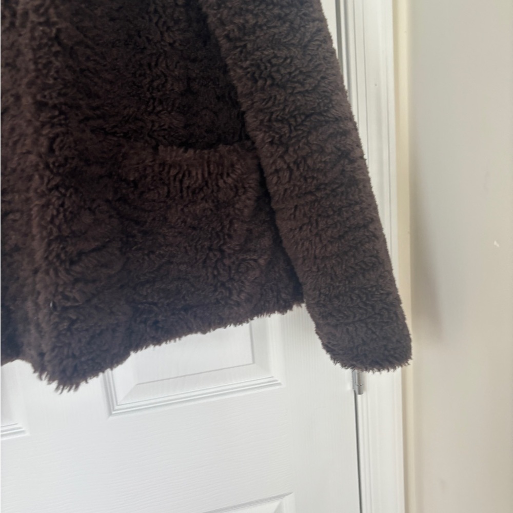 Zadig & Voltaire Dark Brown Teddy Jacket - Picture 10 of 16
